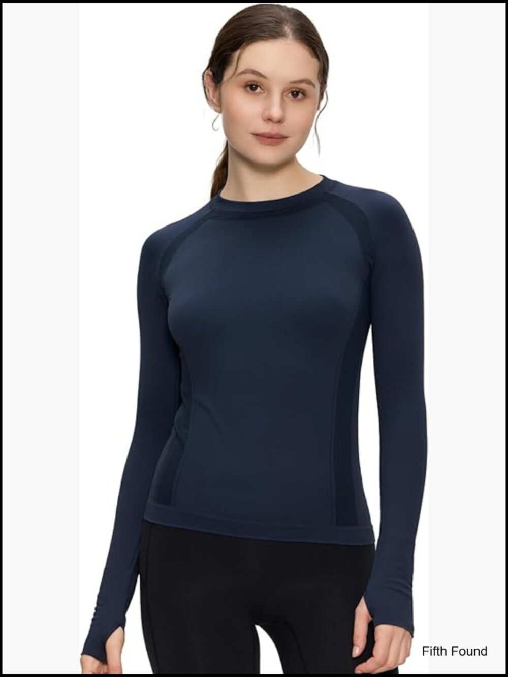 Long Sleeve Compression Workout Top, Athletic Slim Fit, Nursing Underscrub